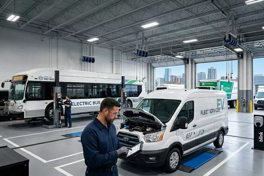 Electric vehicles for municipal and commercial use