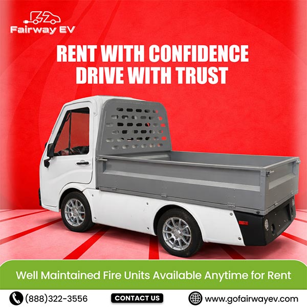 Rent with Confidence Commericial EV fleet